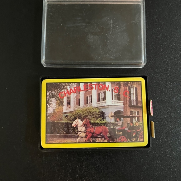Charleston SC Carriage Tour Souvenir Playing Cards in Original Box Sealed Cards - Picture 2 of 4